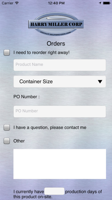 Order Management screenshot 2