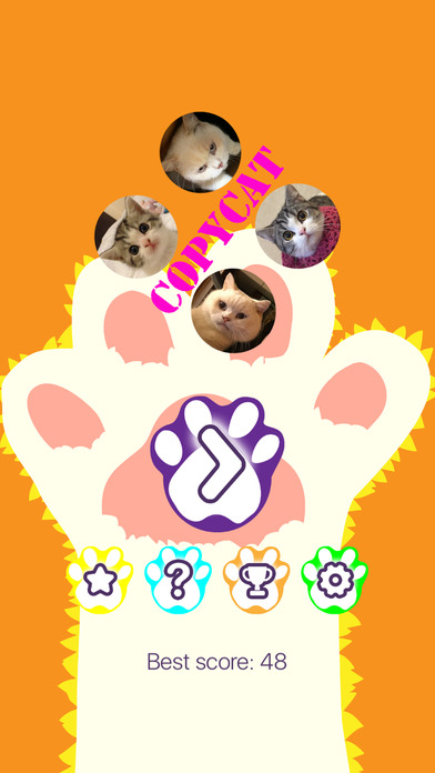 CopyCat - Cute Cats (Marbles and Sesame) Matching screenshot 3