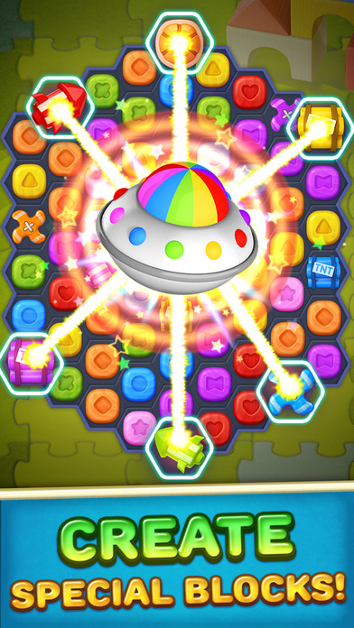 Toy Party: Match 3 Hexa Blast! screenshot 2