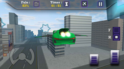 Flying Sports Car Driving Sim-Ulator Game screenshot 4