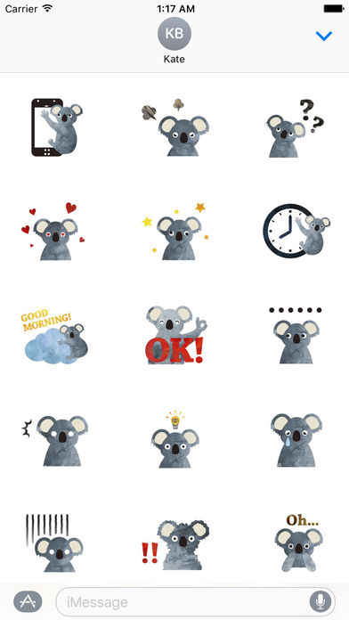 Adorable Koala Koalamoji Stickers screenshot 2