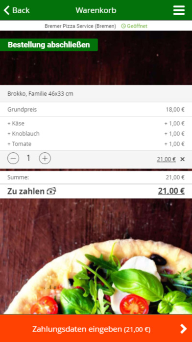 Bremer Pizza Service screenshot 3