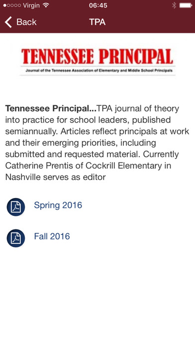 Tennessee Principals screenshot 2