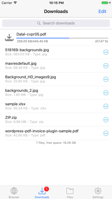 File Manager, Browser for Offline Documents screenshot 2