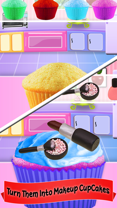 Princess Makeup Cupcake Maker! Desserts For Girls screenshot 3