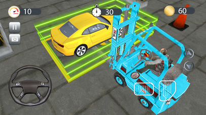 Heavy Forklift Car-go and Parking Simulator screenshot 4