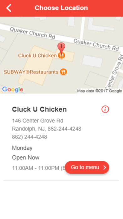 Cluck U Chicken Ordering screenshot 2