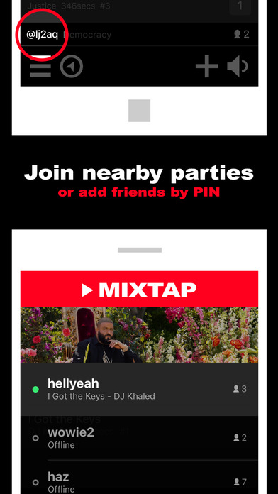 mixtap - group music player screenshot 3