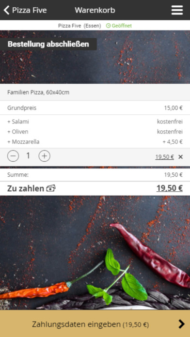 Pizza Five screenshot 2