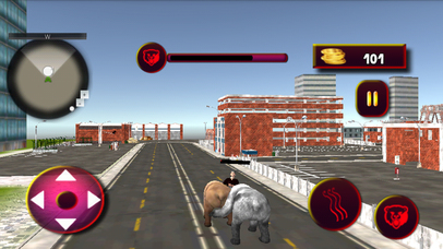 Wild Grizzly Bear City Attack Sim 3D screenshot 2