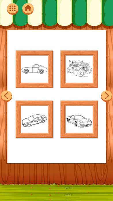 Vehicle Coloring Book Game screenshot 4