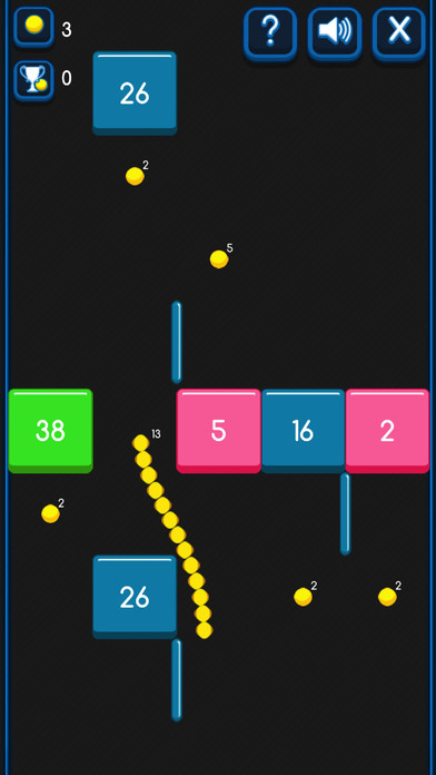 蛇球击砖块 - 不用网络也能玩 screenshot 3