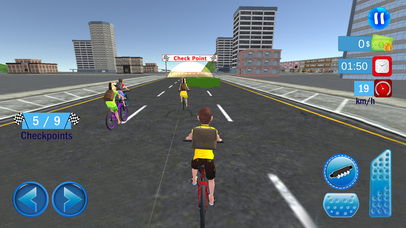 School Time Emergency Bicycle Race screenshot 3