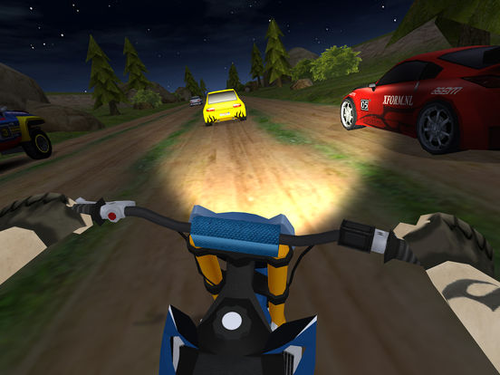 Dirt Bike Racing. Furious Traffic Racer 3Dscreeshot 4