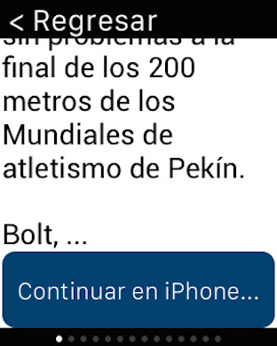 Captura de pantalla del iPhone 5