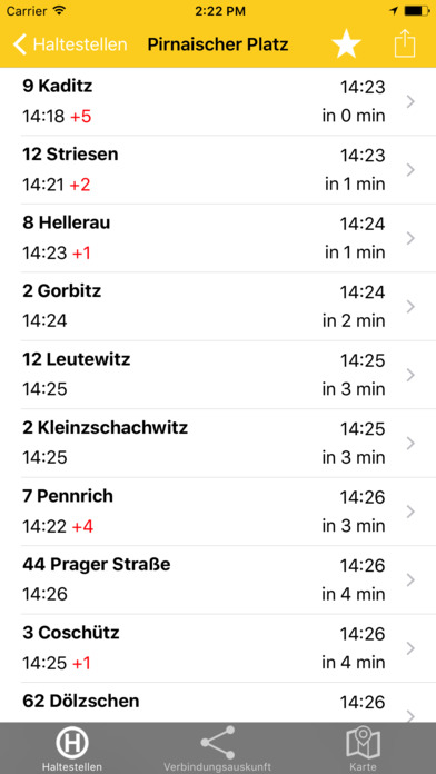 Haltestellenmonitor Dresden screenshot 2