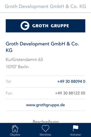 Groth Gruppe screenshot 2