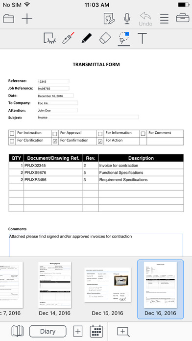 GEMBA Note for Business Ver.3 screenshot 3