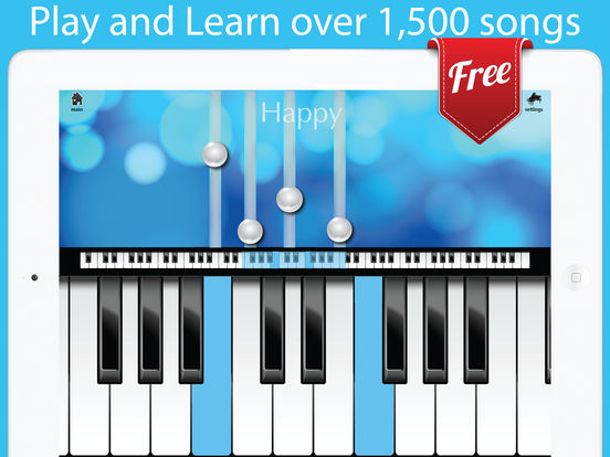 Screenshots of Piano Free with Songs for iPad