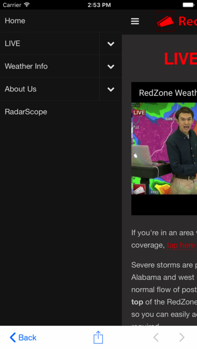 RedZone Weather screenshot 3
