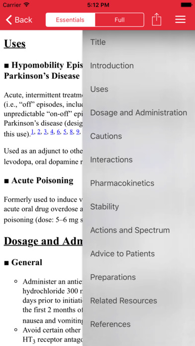 AHFS Clinical Drug Information screenshot 3