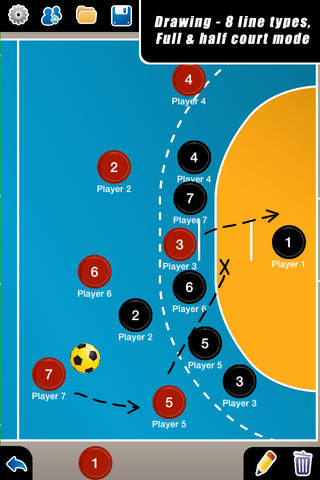 Coach Board for Handball FREE Sports Handball Free