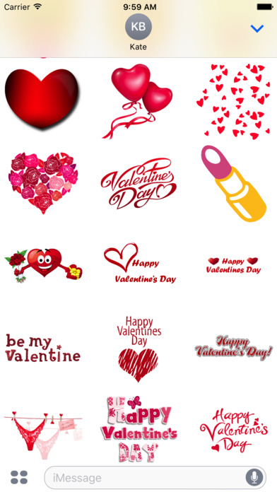 Animated Valentine's Stickers screenshot 2