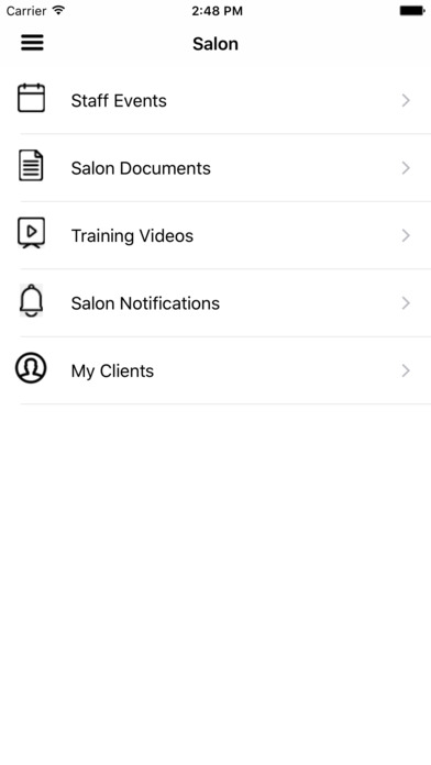 Salon. Z Team App screenshot 2