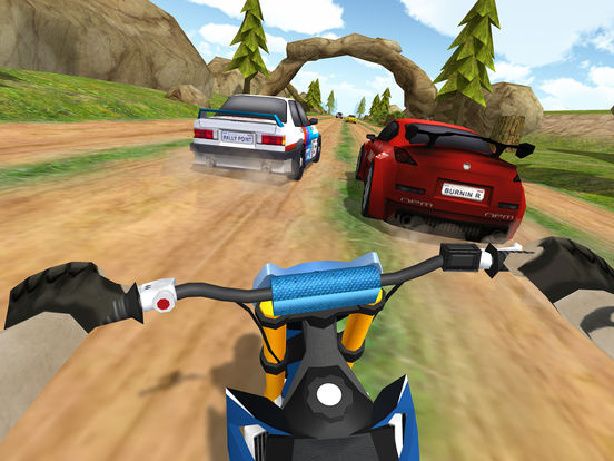Dirt Bike Racing. Furious Traffic Racer 3Dscreeshot 1