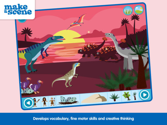 Make a Scene: Dinosaurs для iPad