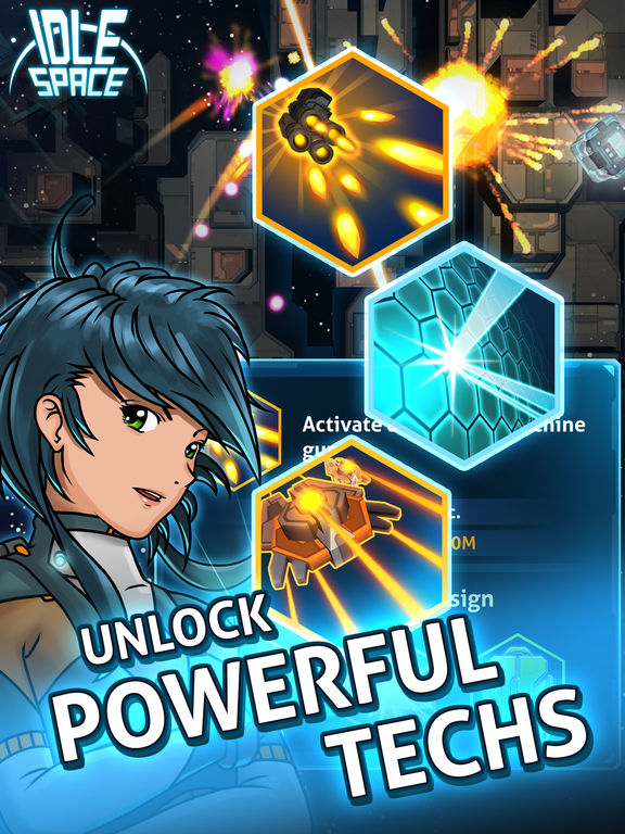 Idle Space Endless Action Clicker (by ColdFire Games) Touch Arcade