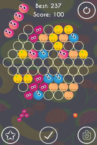 Hex Match - Hexagonal Fruits Free Matching Game screenshot 3