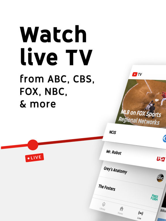 YouTube TV - Watch & DVR Live Sports, Shows & Newsのおすすめ画像1