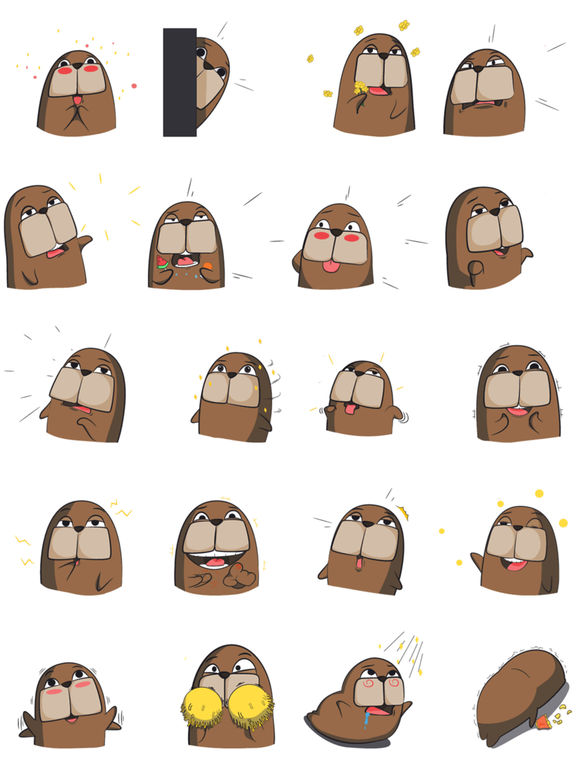 Seal Emoji by Dauletkhan Sultangazy