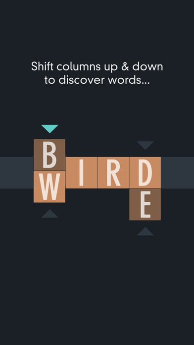 TypeShift brand new type of word games on iphone