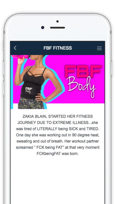 FBF Fitness screenshot 2
