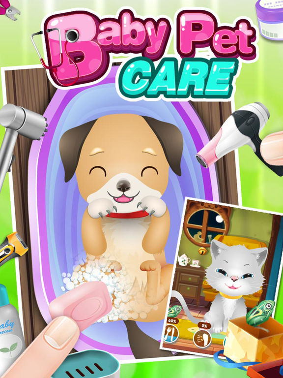Baby Pet Care - not kids games для iPad