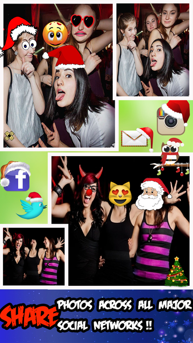 Best Emoji Photo Effect Editor For Holiday Xmas screenshot 3