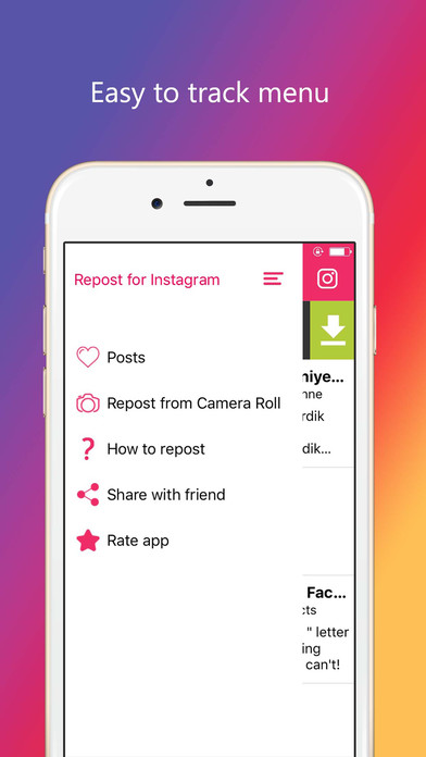 Repost for Instagram App- Video Photo Url on iPad screenshot 4