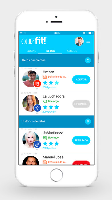 Quizfit - The gamification app screenshot 4