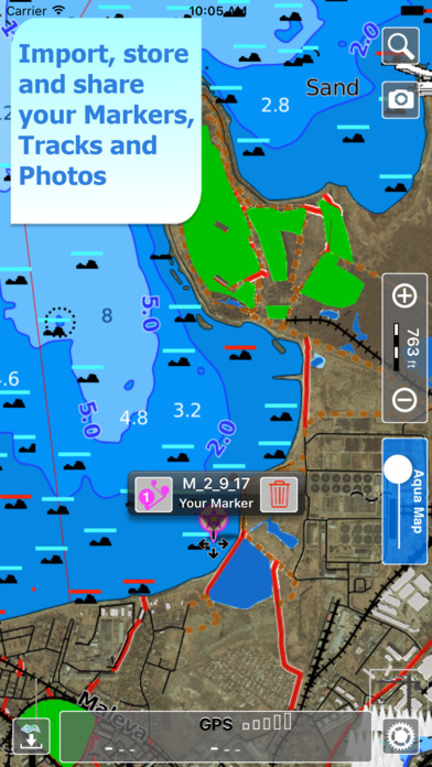 Aqua Map Estonia, Marine GPS screenshot 2