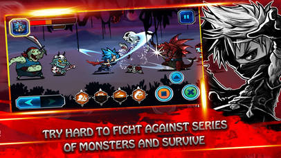 Ninja fight devil & monster screenshot 2