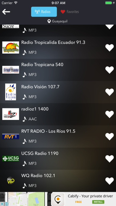 Radios de Ecuador: Tune FM screenshot 2