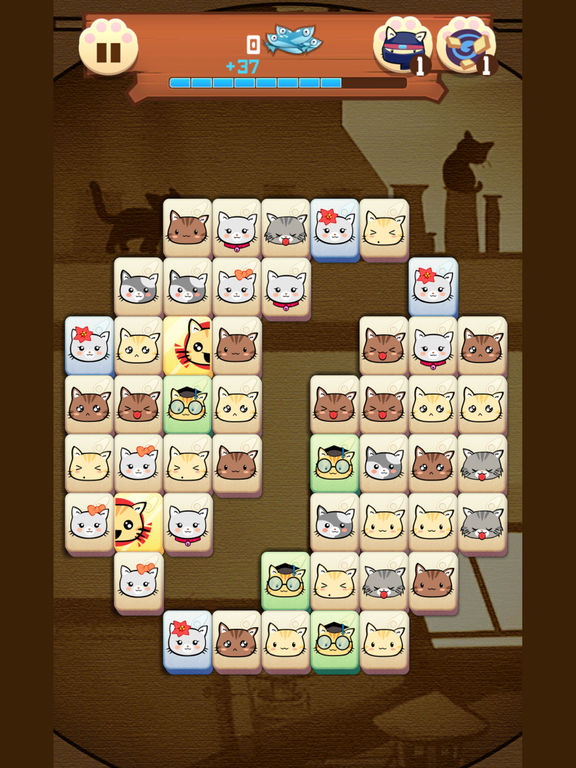 Hungry Cat Mahjong на iPad