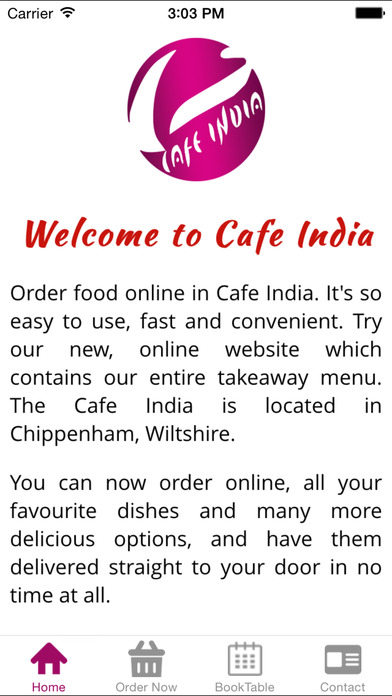 Cafe India Chippenham screenshot 2