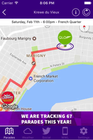 WWL Mardi Gras Parade Tracker screenshot 3