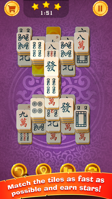 Majong Classic: Oriental Tiles screenshot 2