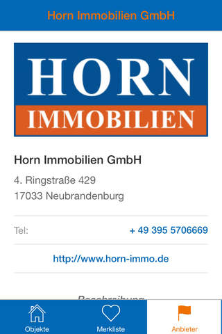 HORN IMMOBILIEN GmbH screenshot 2
