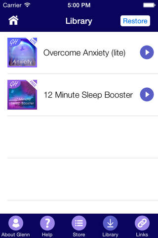 Overcome Anxiety Hypnosis screenshot 4