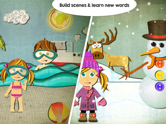 Beck & Bo: Toddler First Words, Pretend Play Games на iPad